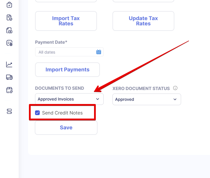 Exporting Approved Invoices to Xero